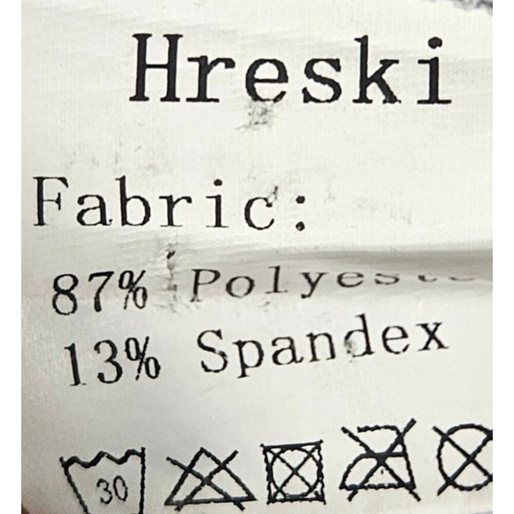 Hreski Mens XXL 2XL‎ Orange Geometric Diamond Loud Golf Performance Stretch Polo - Picture 6 of 6